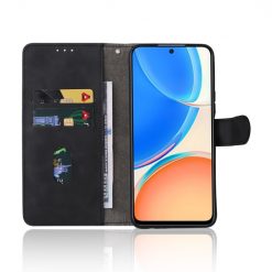 Peněženkové pouzdro Solid černé – Honor X8 | Levné Kryty | Levné Kryty | Levné Kryty