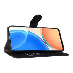 Peněženkové pouzdro Solid černé – Honor X8 | Levné Kryty | Levné Kryty | Levné Kryty