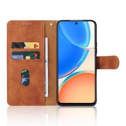Peněženkové pouzdro Solid hnědé – Honor X8 | Levné Kryty | Levné Kryty | Levné Kryty