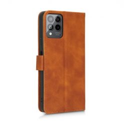 Peněženkové pouzdro Solid hnědé – T Phone Pro / T Phone Pro (2023) | Levné Kryty | Levné Kryty | Levné Kryty