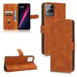 Peněženkové pouzdro Solid hnědé – T Phone Pro / T Phone Pro (2023) | Levné Kryty | Levné Kryty | Levné Kryty