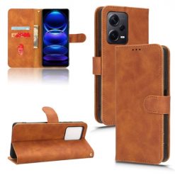 Peněženkové pouzdro Solid hnědé – Xiaomi Redmi Note 12 Pro+ (12 Pro Plus) | Levné Kryty | Levné Kryty | Levné Kryty