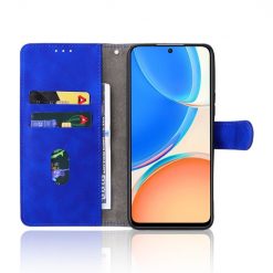 Peněženkové pouzdro Solid modré – Honor X8 | Levné Kryty | Levné Kryty | Levné Kryty