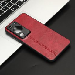 Kryt Shockproof Sewing Cow Pattern červený – Huawei P60 Pro | Levné Kryty | Levné Kryty | Levné Kryty