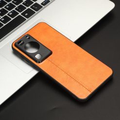 Kryt Shockproof Sewing Cow Pattern oranžový – Huawei P60 Pro | Levné Kryty | Levné Kryty | Levné Kryty
