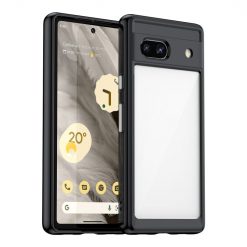 Ochranný kryt Colorful Acrylic case černý – Google Pixel 7a 5G