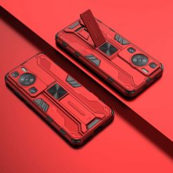Odolný Kryt Holder armor case červený – Huawei P60 Pro | Levné Kryty | Levné Kryty | Levné Kryty