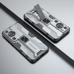 Odolný Kryt Holder armor case šedý – Huawei P60 Pro | Levné Kryty | Levné Kryty | Levné Kryty