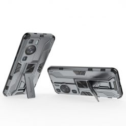 Odolný Kryt Holder armor case šedý – Huawei P60 Pro | Levné Kryty | Levné Kryty | Levné Kryty