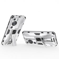 Odolný Kryt Holder armor case stříbrný – Huawei P60 Pro | Levné Kryty | Levné Kryty | Levné Kryty