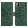 Peněženkové pouzdro Embossing Pattern Květ tmavěrůžové – T Phone Pro / T Phone Pro (2023) | Levné Kryty | Levné Kryty | Levné Kryty