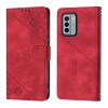 Peněženkové pouzdro Embossing Pattern Square hnědé – Nokia G22 | Levné Kryty | Levné Kryty | Levné Kryty