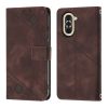 Peněženkové pouzdro Embossing Pattern Square červené – Huawei Nova 10 | Levné Kryty | Levné Kryty | Levné Kryty