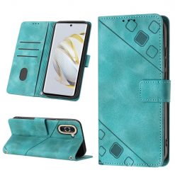 Alternative view of Peněženkové pouzdro Embossing Pattern Square zelené – Huawei Nova 10