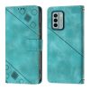Peněženkové pouzdro Embossing Pattern Square modré – Nokia G22 | Levné Kryty | Levné Kryty | Levné Kryty