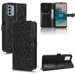 Peněženkové pouzdro Honeycomb Dot Texture Case černé – Nokia G22 | Levné Kryty | Levné Kryty | Levné Kryty