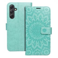 Peněženkové pouzdro Mezzo mandala zelené – Samsung Galaxy A54 5G | Levné Kryty | Levné Kryty | Levné Kryty