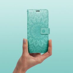 Peněženkové pouzdro Mezzo mandala zelené – Samsung Galaxy A54 5G | Levné Kryty | Levné Kryty | Levné Kryty