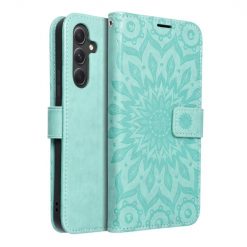Peněženkové pouzdro Mezzo mandala zelené – Samsung Galaxy A54 5G | Levné Kryty | Levné Kryty | Levné Kryty
