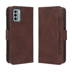 Peněženkové pouzdro Slots case hnědé – Nokia G22 | Levné Kryty | Levné Kryty | Levné Kryty