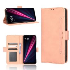 Peněženkové pouzdro Slots case růžové – T Phone Pro / T Phone Pro (2023) | Levné Kryty | Levné Kryty | Levné Kryty