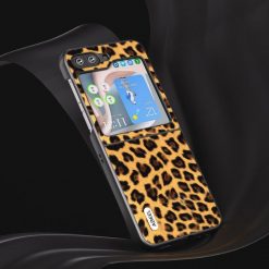 Alternative view of Kryt Abeel Leopard Case zlatý – Samsung Galaxy Z Flip 5