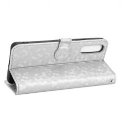 Peněženkové pouzdro Honeycomb Dot Texture Case stříbrné – Sony Xperia 10 V | Levné Kryty | Levné Kryty | Levné Kryty