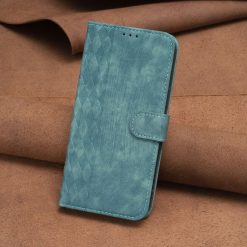 Peněženkové pouzdro Plaid case zelené – Nokia C32 | Levné Kryty | Levné Kryty | Levné Kryty