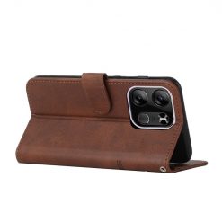 Alternative view of Peněženkové pouzdro Quilted case hnědé – Tecno Spark Go 2023