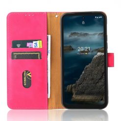 Peněženkové pouzdro Solid růžové – Nokia XR20 | Levné Kryty | Levné Kryty | Levné Kryty