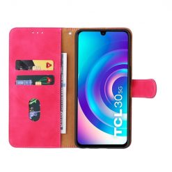 Peněženkové pouzdro Solid růžové – TCL 30 / 30+ | Levné Kryty | Levné Kryty | Levné Kryty