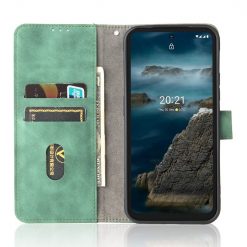 Peněženkové pouzdro Solid zelené – Nokia XR20 | Levné Kryty | Levné Kryty | Levné Kryty
