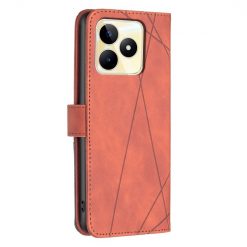 Alternative view of Knížkové pouzdro Rhombus hnědé – Realme C53
