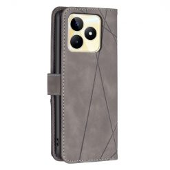 Alternative view of Knížkové pouzdro Rhombus šedé – Realme C53