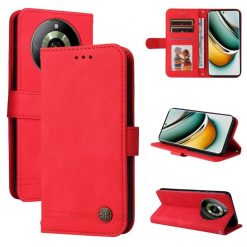 Knížkové pouzdro Skin Feel case červené – Realme 11 Pro / 11 Pro+ | Levné Kryty | Levné Kryty | Levné Kryty