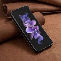 Kryt Lattice Skin case černý – Samsung Galaxy Z Flip 5 | Levné Kryty | Levné Kryty | Levné Kryty
