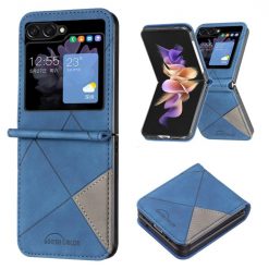 Kryt Rhombus modrý – Samsung Galaxy Z Flip 5 | Levné Kryty | Levné Kryty | Levné Kryty