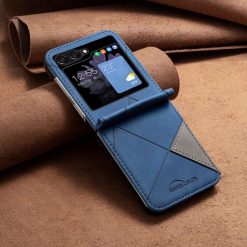 Kryt Rhombus modrý – Samsung Galaxy Z Flip 5 | Levné Kryty | Levné Kryty | Levné Kryty