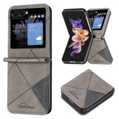 Kryt Rhombus šedý – Samsung Galaxy Z Flip 5 | Levné Kryty | Levné Kryty | Levné Kryty
