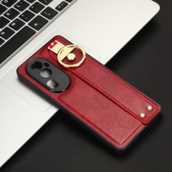 Kryt Wristband Case červený – Oppo Reno10 5G (Reno 10 5G) | Levné Kryty | Levné Kryty | Levné Kryty