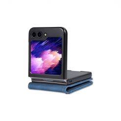Peněženkové pouzdro AZNS Dream modré – Samsung Galaxy Z Flip 5 | Levné Kryty | Levné Kryty | Levné Kryty