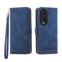Peněženkové pouzdro Dierfeng Dream Case modré – Honor 90 | Levné Kryty | Levné Kryty | Levné Kryty