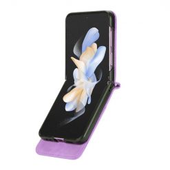 Alternative view of Peněženkové pouzdro Dierfeng Dream fialové – Samsung Galaxy Z Flip 5