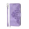 Peněženkové pouzdro Embossing Pattern Flowery Mandala růžové – Realme 11 Pro / 11 Pro+ | Levné Kryty | Levné Kryty | Levné Kryty
