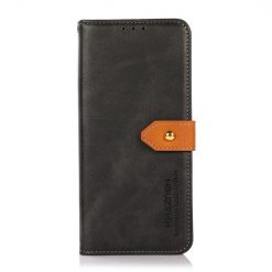 Peněženkové pouzdro Khazneh Dual-color case černé – Realme C53