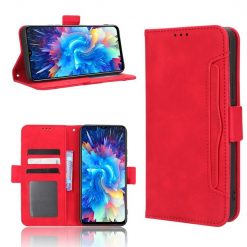 Peněženkové pouzdro Slots case červené – Infinix Hot 20 5G | Levné Kryty | Levné Kryty | Levné Kryty