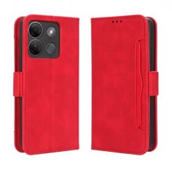 Peněženkové pouzdro Slots case červené – Infinix Smart 7 HD | Levné Kryty | Levné Kryty | Levné Kryty