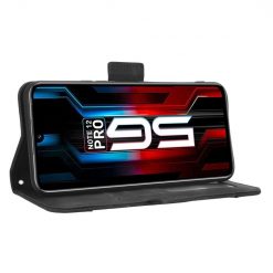 Peněženkové pouzdro Slots case černé – Infinix Note 12 Pro 5G | Levné Kryty | Levné Kryty | Levné Kryty