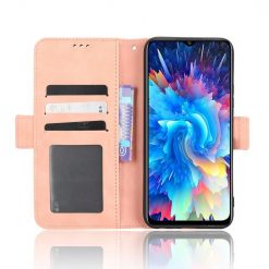 Peněženkové pouzdro Slots case růžové – Infinix Hot 20 5G | Levné Kryty | Levné Kryty | Levné Kryty