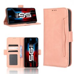 Peněženkové pouzdro Slots case růžové – Infinix Note 12 Pro 5G | Levné Kryty | Levné Kryty | Levné Kryty